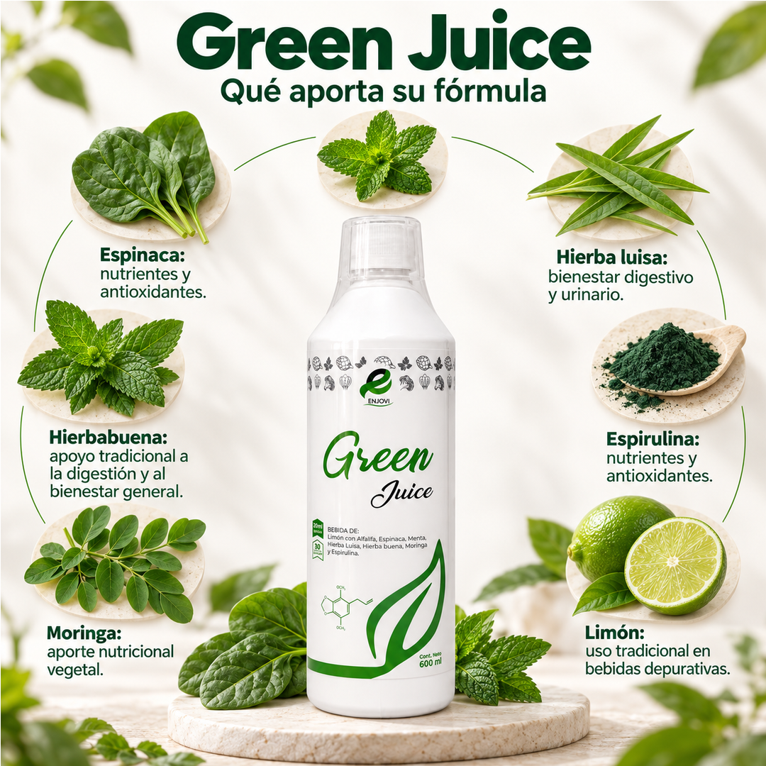 Green Juice - Botella 600 ml - Imagen 3